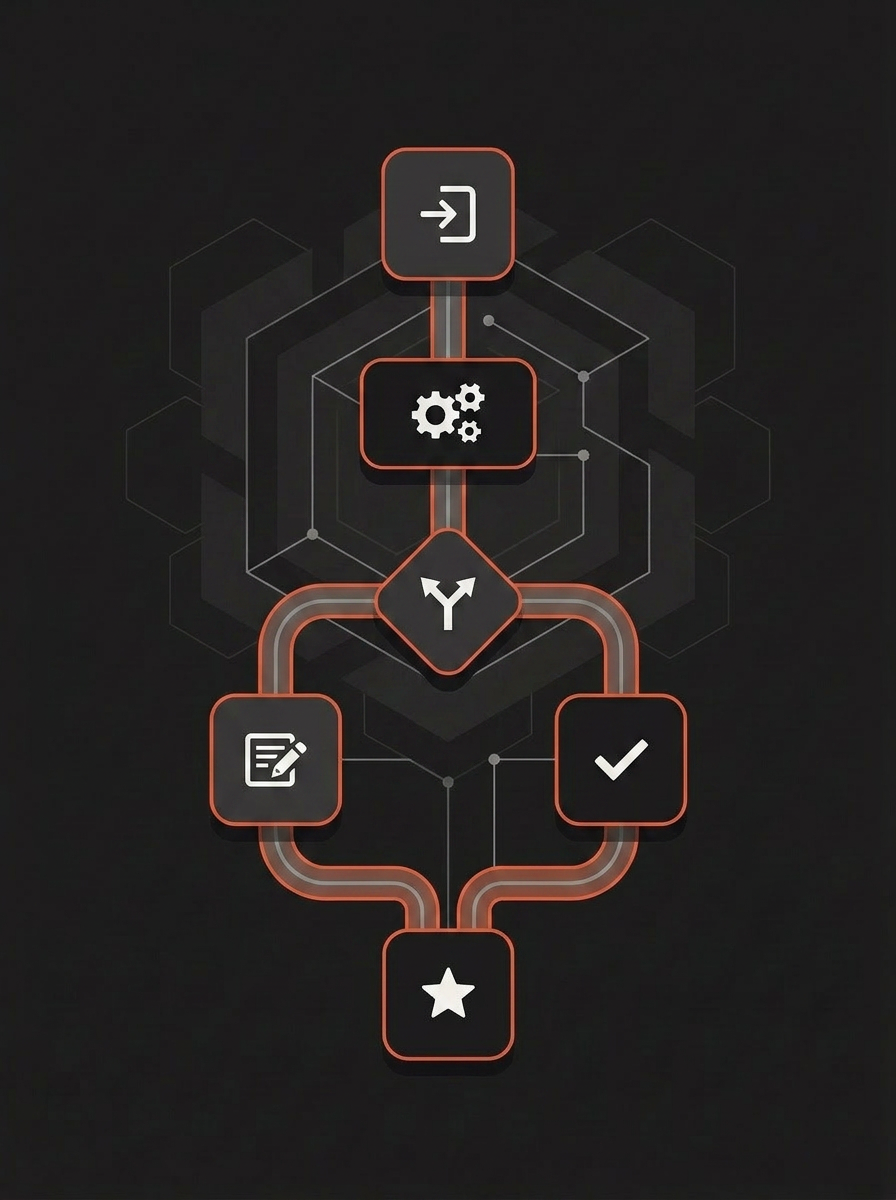 Abstract illustration of business continuity process