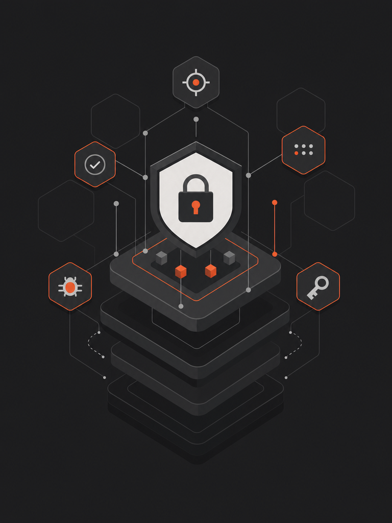 Abstract illustration of cyber security
